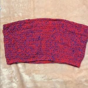 Bandeau size large! Super cute bright red and blue